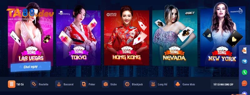 Lý do nên chơi casino TA88